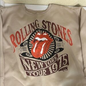 The Rolling Stones Beige Sweatshirt